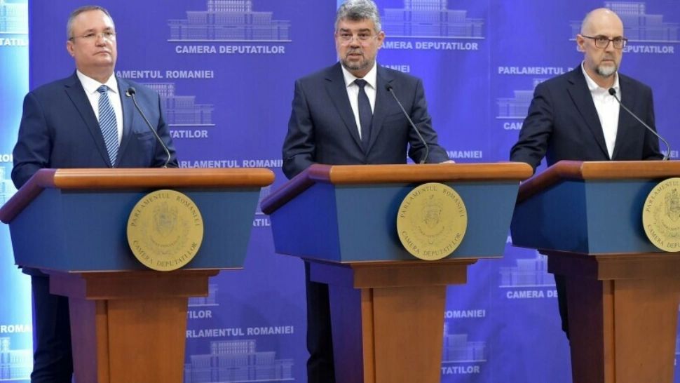 Marcel Ciolacu, Nicolae Ciuca, Kelemen Hunor