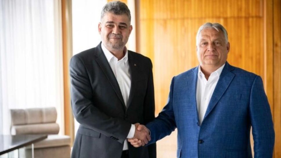 Marcel Ciolacu si Viktor Orban