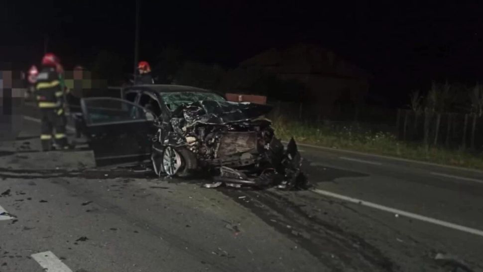 Un nou accident teribil provocat de un șofer beat. 5 persoane rănite pe o șosea din Argeș