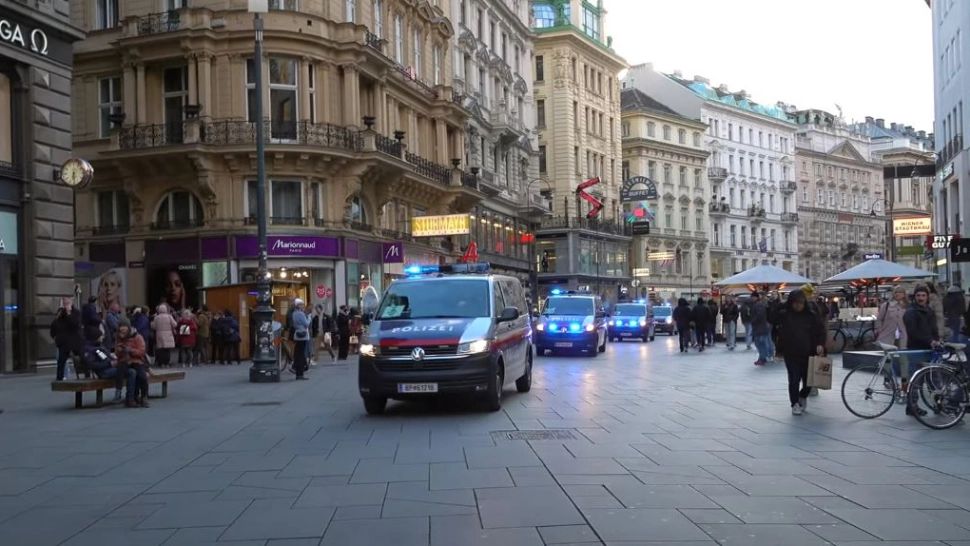 Un român s-a luat la bătaie cu mai multi politiști în Austria. Foto/Captură video
