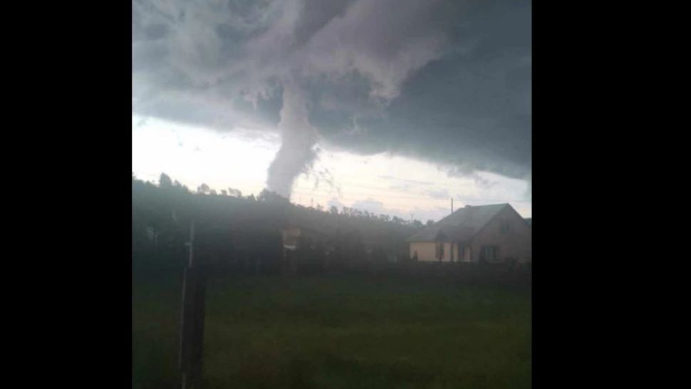 Ciclon polar deasupra României, în luna august. Foto/Meteo Buzău