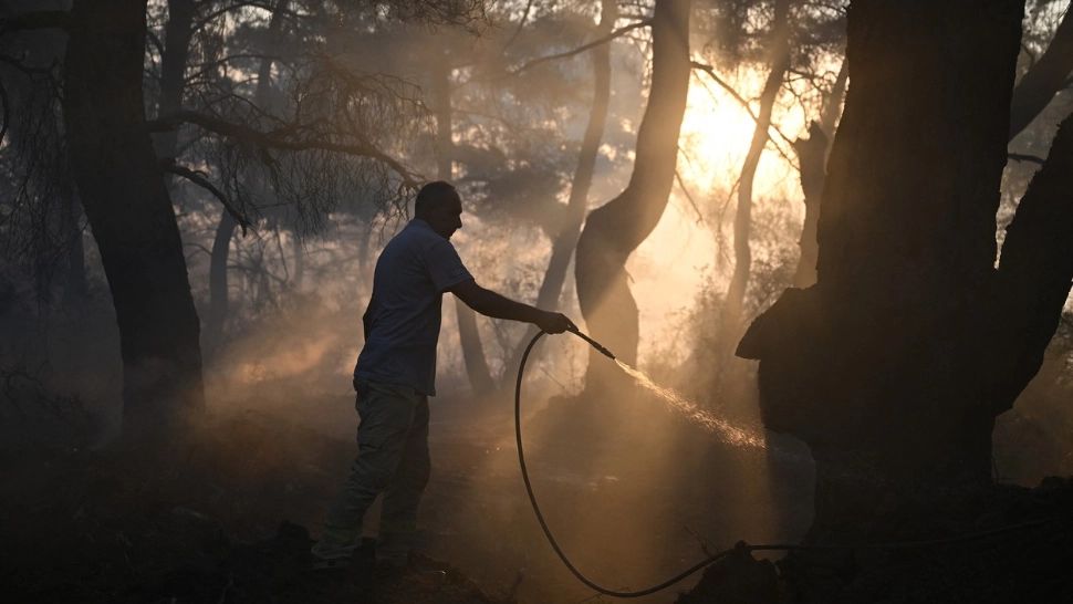  Incendiu puternic în regiunea Çanakkale din Turcia!/ Foto: Profimedia