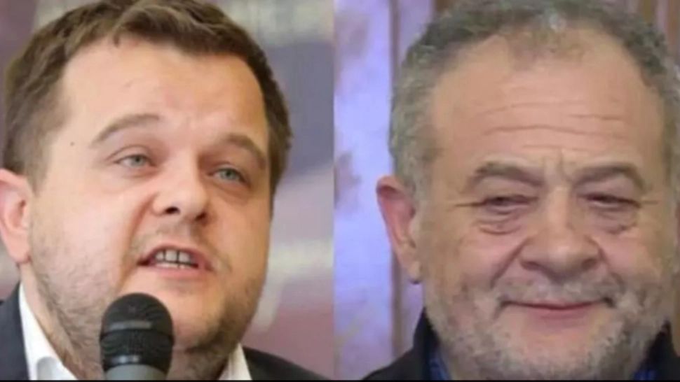 Tudor Buzatu (stânga) și Dumitru Buzatu (dreapta)