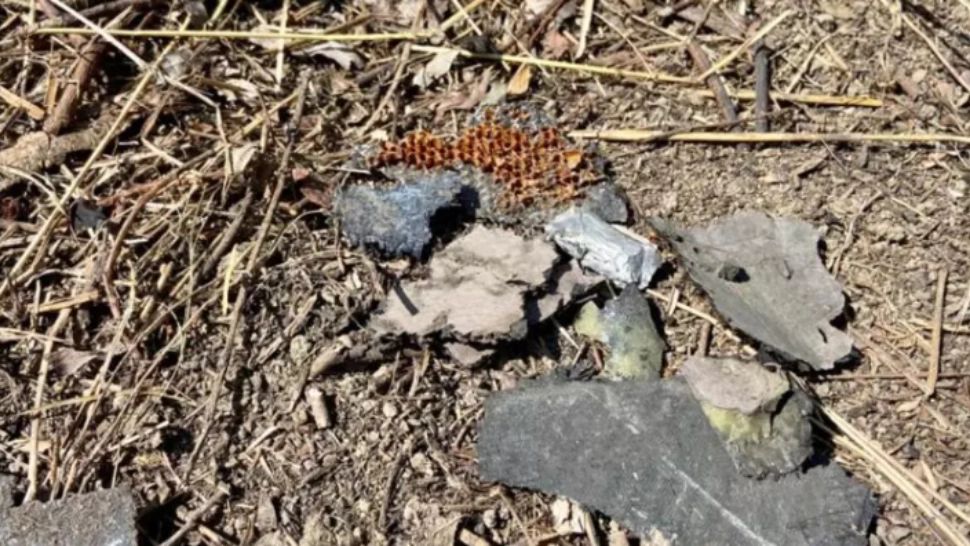 Rămășite ale dronelor căzute pe teritoriul României