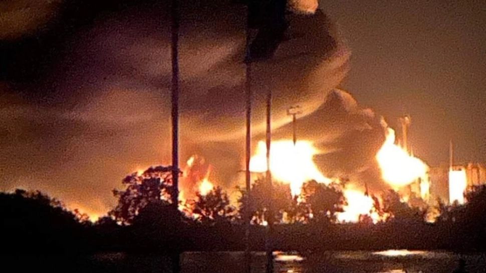 Explozii porturi dunarene