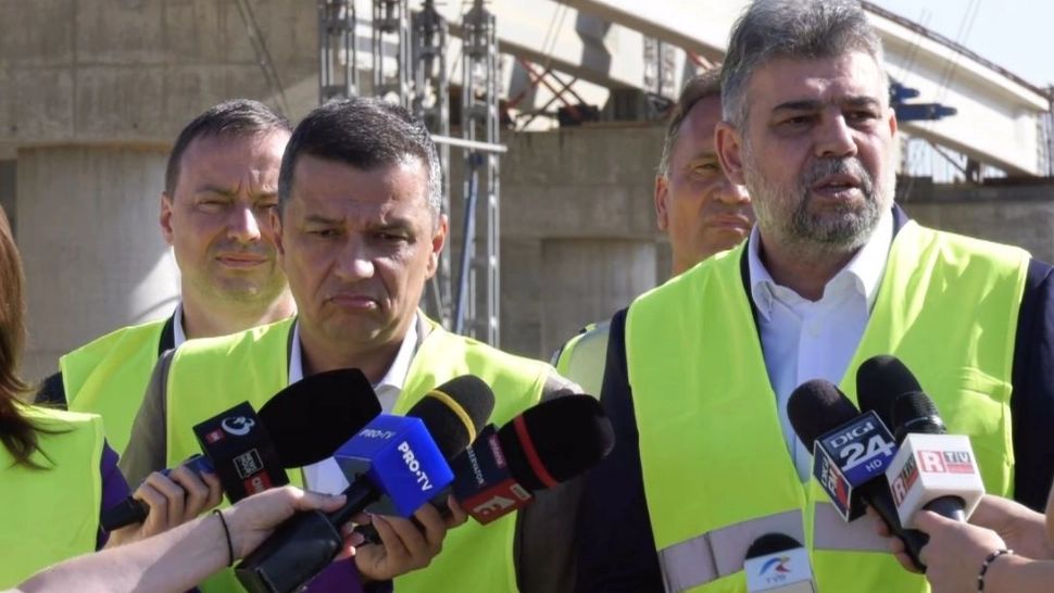 Ciolacu îl promovează pe Grindeanu pe unde are oportunitatea. Foto/Inquam