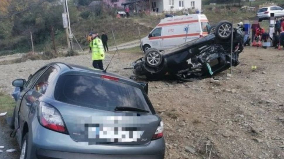 Accident Neamț/ Captură foto
