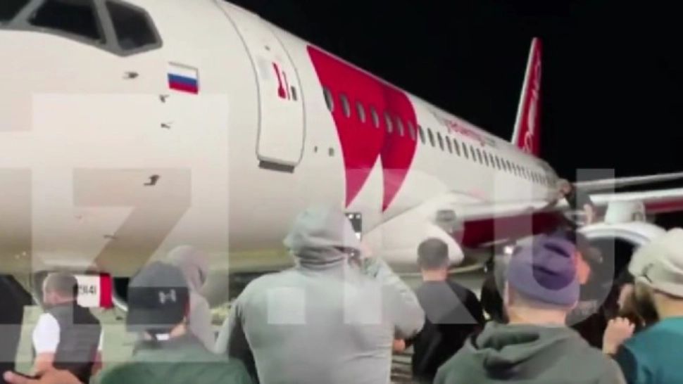 Un zbor de la Tel Aviv a aterizat la ora 19.00 locală (16.00 GMT) la Mahacikala. Foto/Captură video