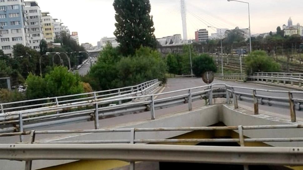 Începe coșmarul restricțiilor cauzate de reabilitarea podului Grant. Foto: Facebook/Podul Grant