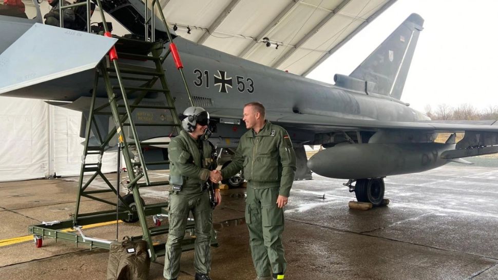 Avioanele de luptă Eurofighter din Germania au ajuns, miercuri, în România - 4 aeronave au aterizat la Baza Mihail Kogălniceanu