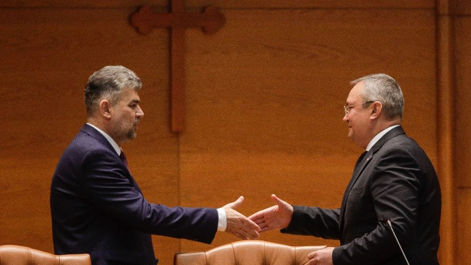 Marcel Ciolacu și Nicolae Ciucă / Foto: Inquam Photos