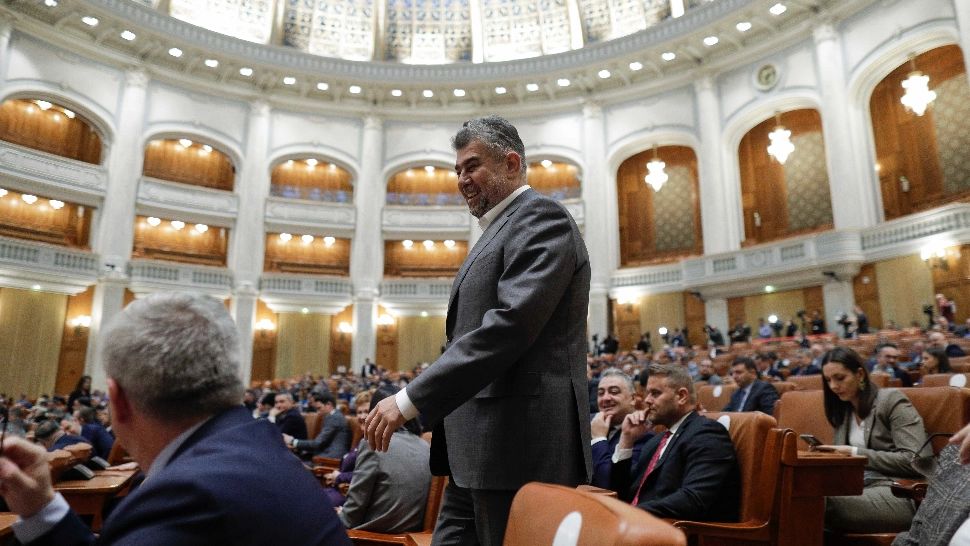 Marcel Ciolacu, anunț după votul final pe noua lege a pensiilor din România / Foto: INQUAM/Octav Ganea