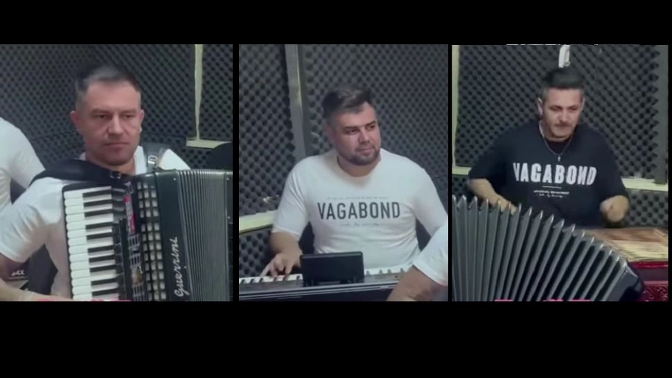 Un videoclip cu Iohannis la acordeon, Ciolacu la clape și Dragnea la țambal face valuri pe internet. Foto: Captură YouTube