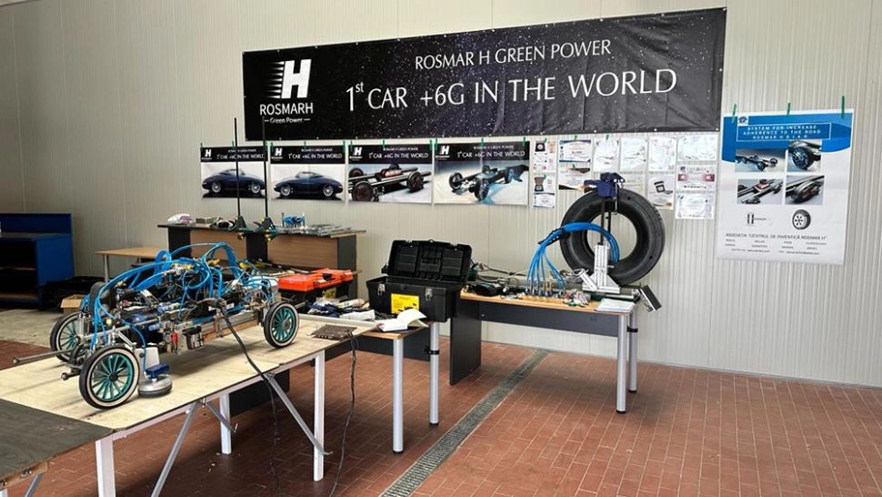 Rosmar H Green Power - prototipul mașinii cu aer comprimat. Foto/Adrian Roșca