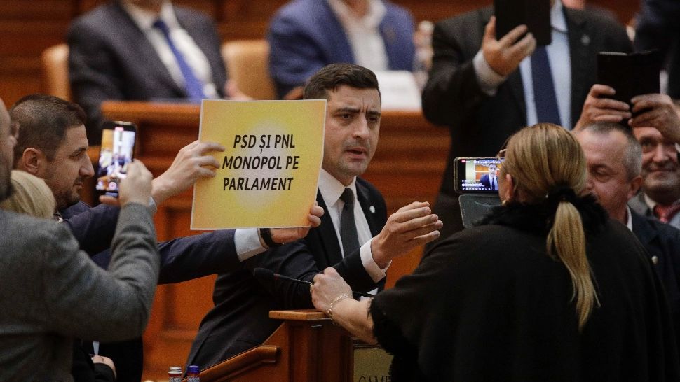 George Simion reacționează în scandalul cu Șoșoacă/ Inquam Photos / George Calin