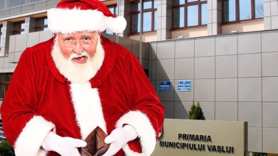 Moș Crăciun de la Primăria Vaslui a rămas fără cadouri
