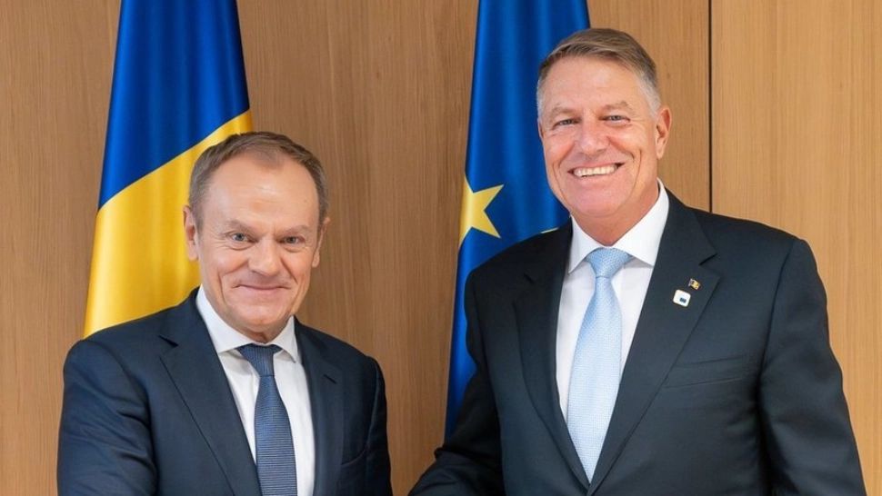Klaus Iohannis si Donald Tusk