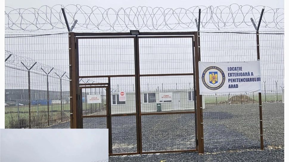 Pușcăria din interiorul fermei de porci, idee inedită a Penitenciarului Arad de parteneriat public-privat. Foto: Facebook