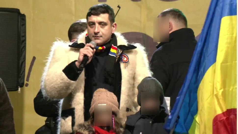 George Simion/ Captură video