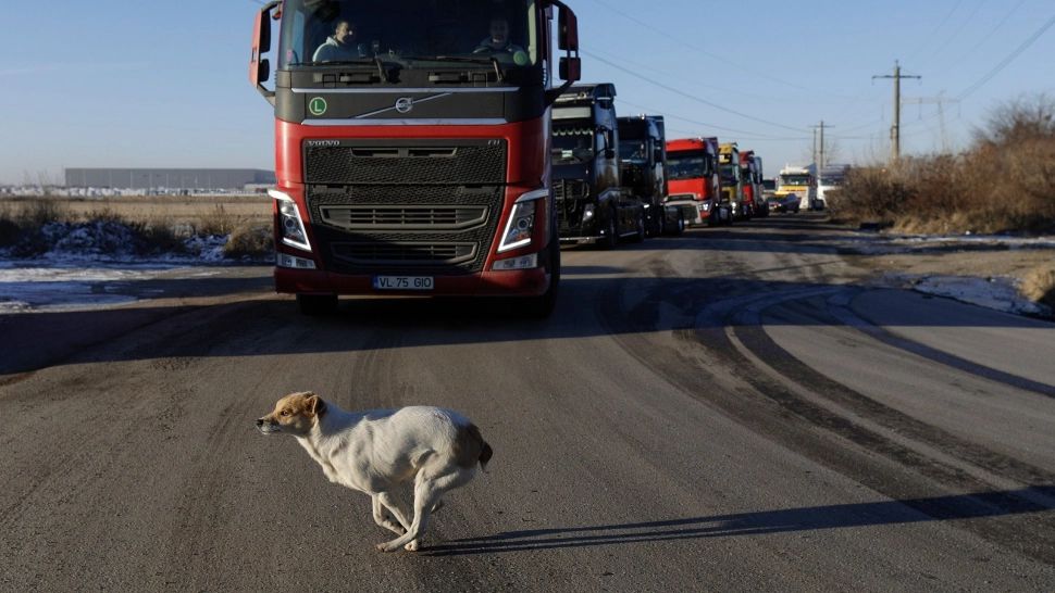 Atenție, trafic BLOCAT în mai multe zone din cauza protestului transportatoilor! Rute ALTERNATIVE recomandate de Infotrafic