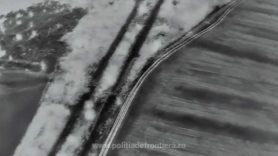 Poliția de frontieră a pus dronele pe migranți. Zeci de suspecți, detectați din aer