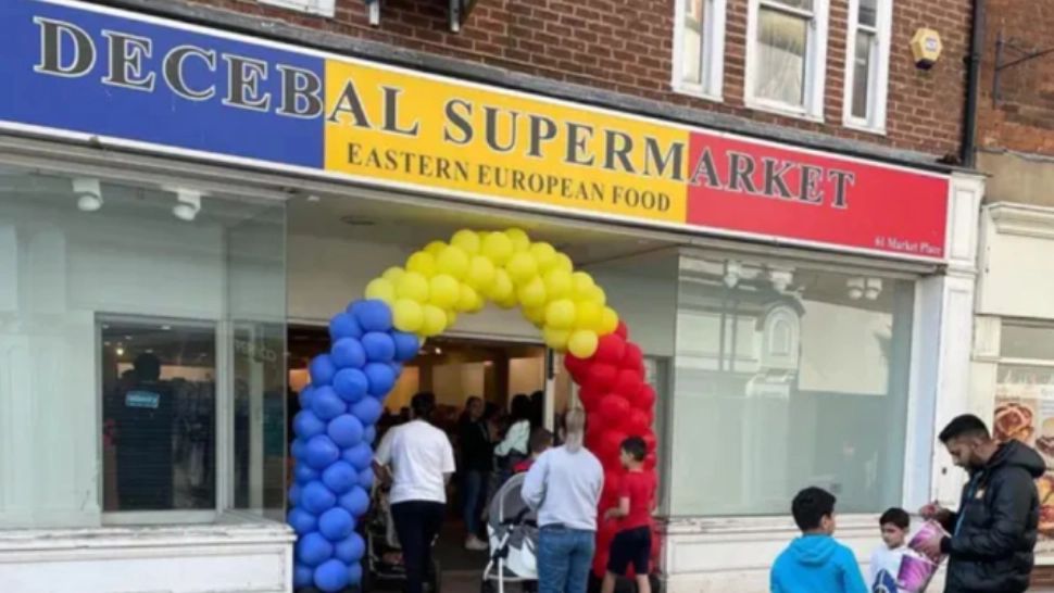  Magazinul "Decebal Supermarket" din Boston, Lincolnshire, a fost evaluată cu "zero" în privința igienei. Foto: StiriDiaspora