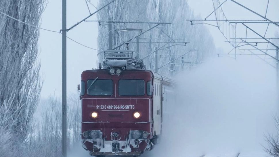 Mersul trenurilor, dat peste cap de vremea rea