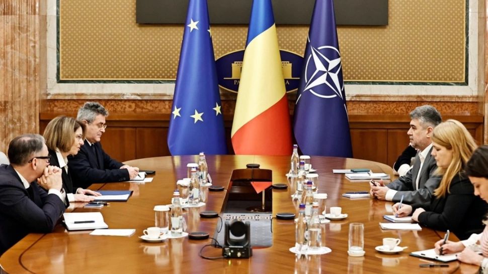 Marcel Ciolacu si ambasadoarea Greciei