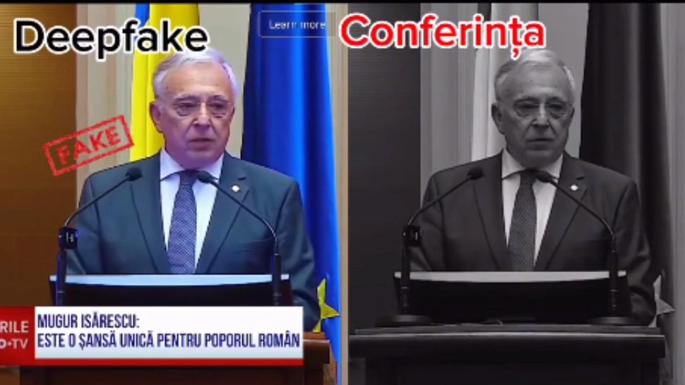 Escrocii au trucat și videoclipurile cu Mugur Isărescu. Foto: Captura Instagram