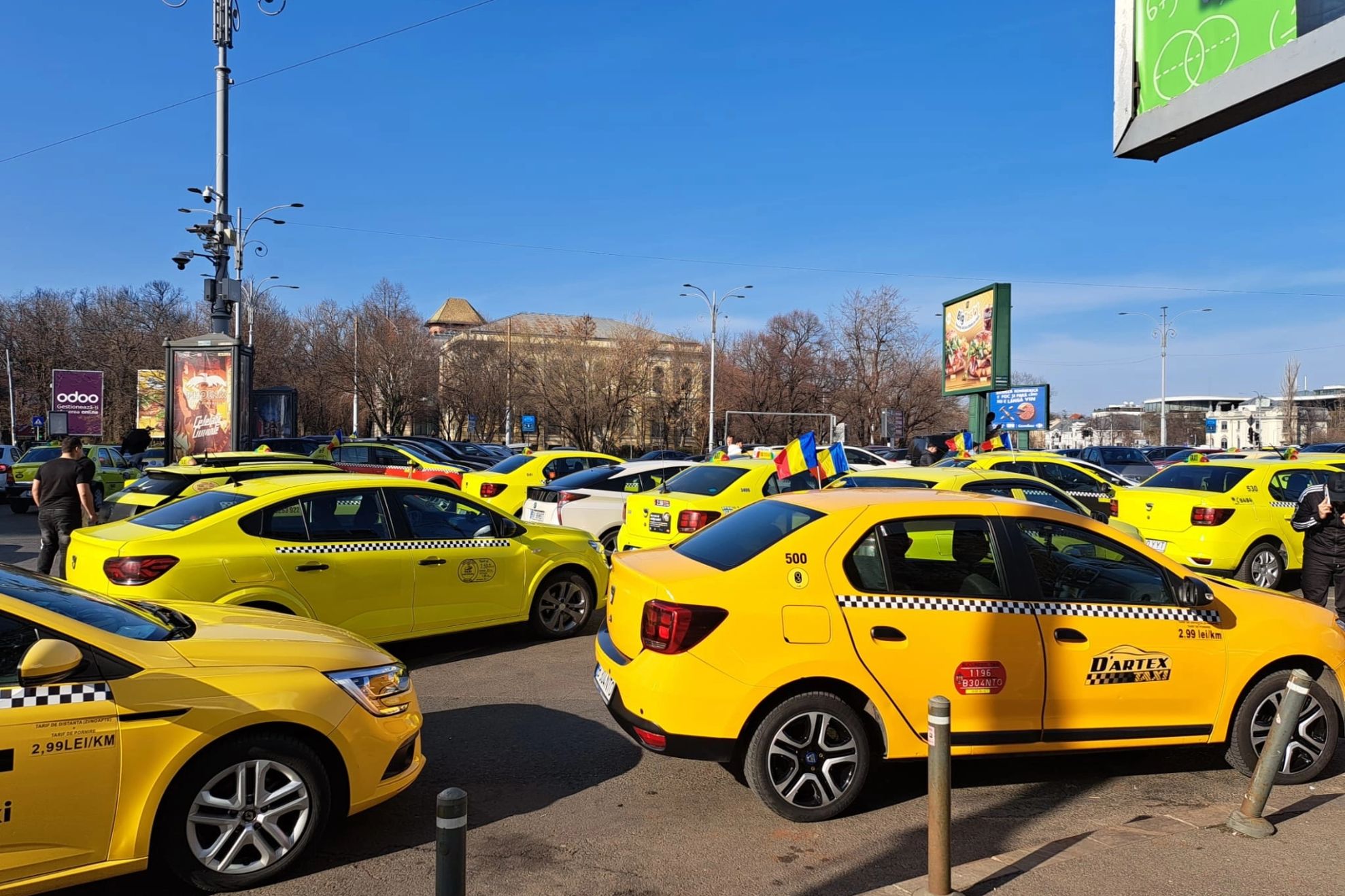 Taximetrişti din zona aeroporturilor, controlați! Amenzi de peste 14.000 de lei