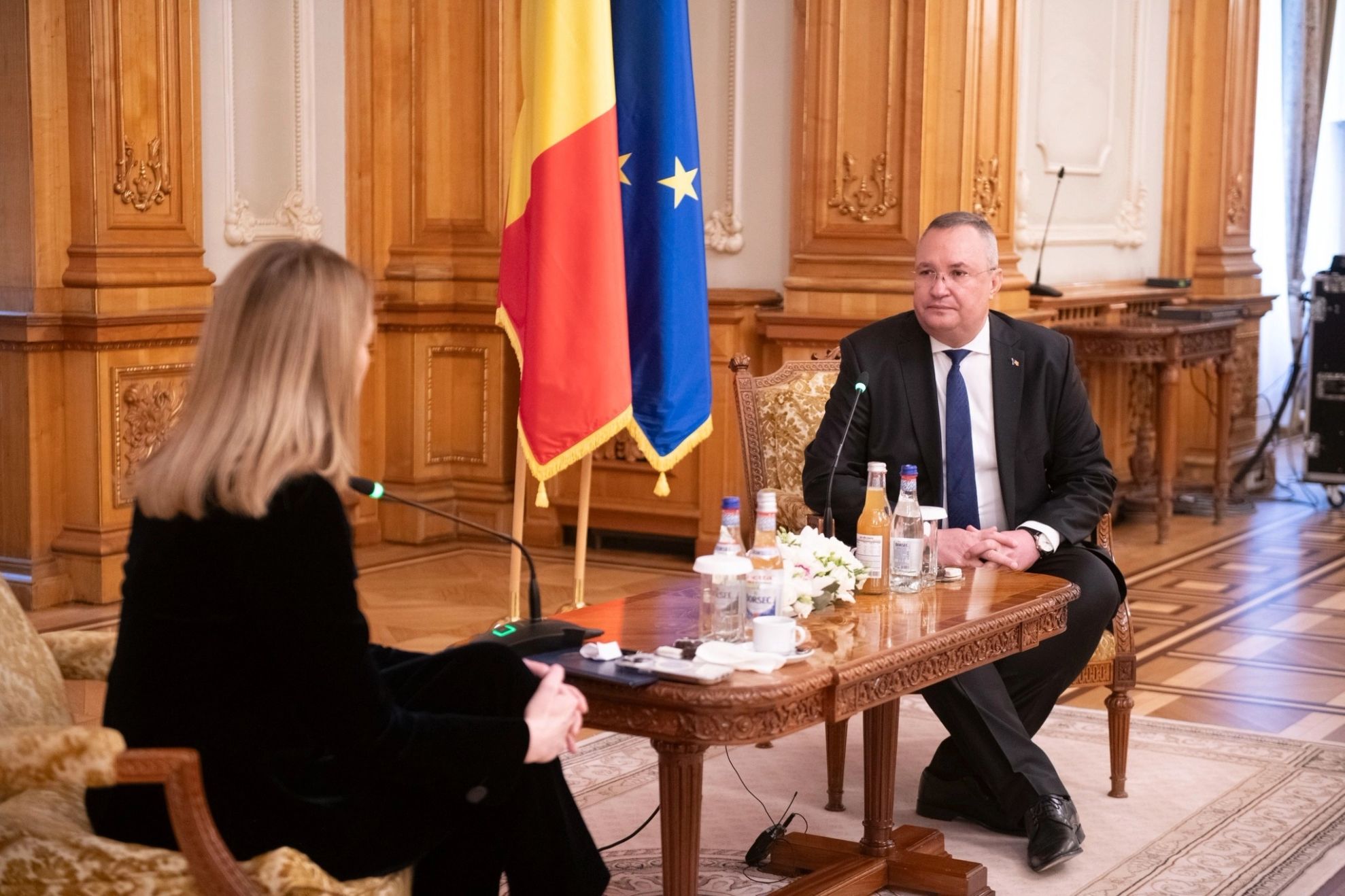 Nicolae Ciucă și Roberta Metsola/ Facebook