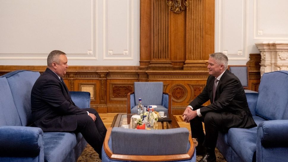 Nicolae Ciucă și Mathias Cormann, secretarul general al OCDE