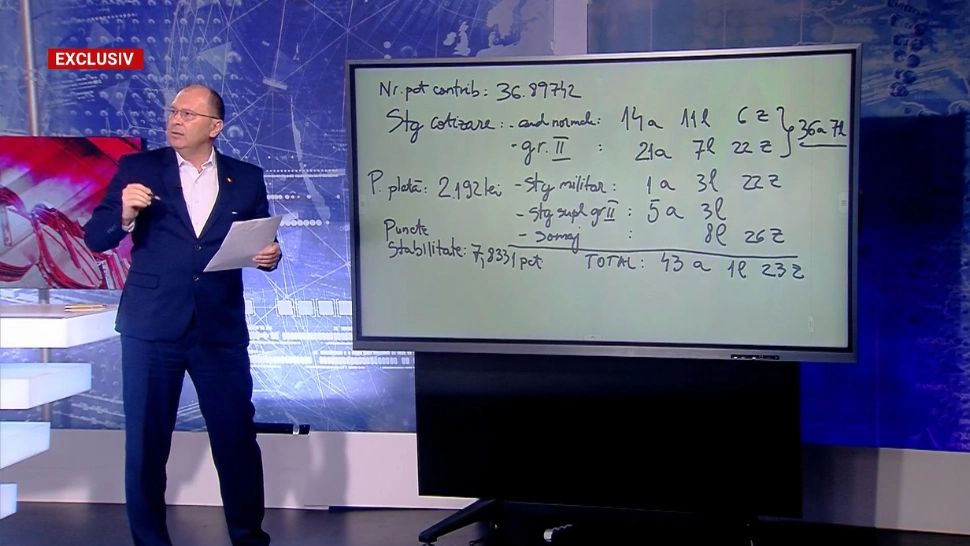 Șeful Casei de Pensii a explicat cât de impotante sunt punctele de stabilitate