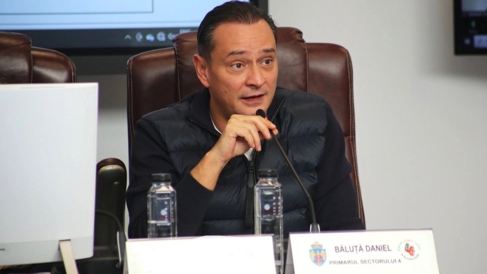 Daniel Băluță, actualul primar al Sectorului 4. Foto: Facebook