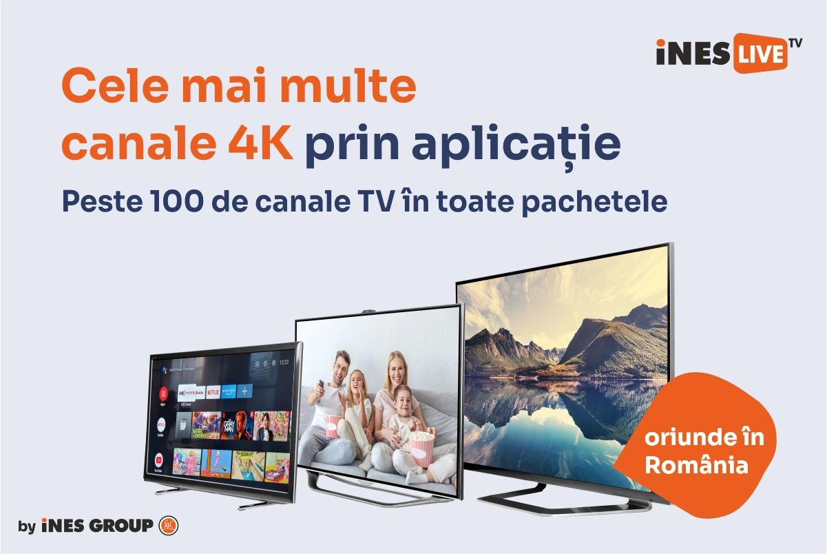 iNES Live își extinde Grila de canale și oferta 4K 