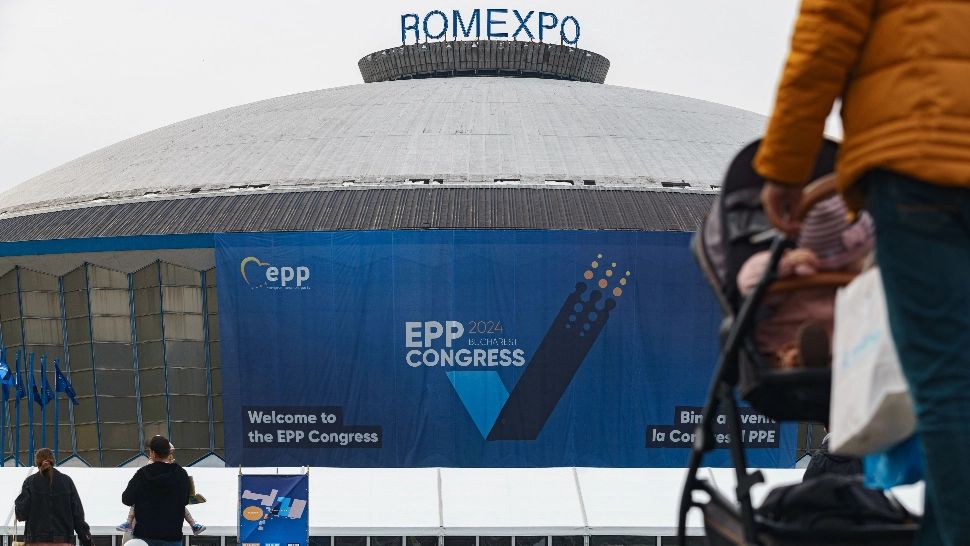 Blocul Naţional Sindical pichetează Romexpo. Foto: Profimedia