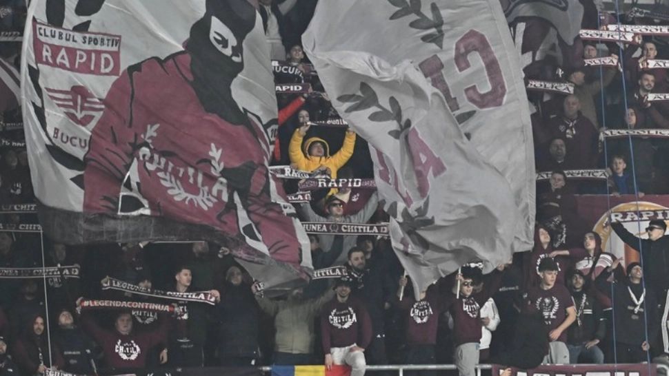 Spirite încinse la meciul Rapid - Farul Foto: Profimedia (ilustrativ)