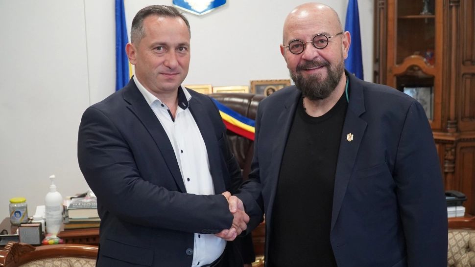 Viorel Hușanu, împreună cu Cristian Popescu Piedone. Foto: Facebook