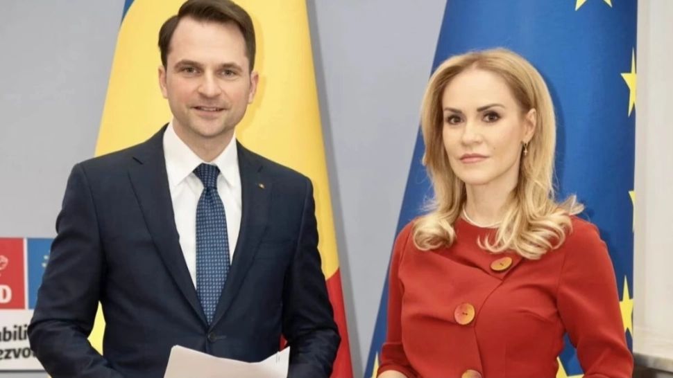 Sebastian Burduja și Gabriela Firea