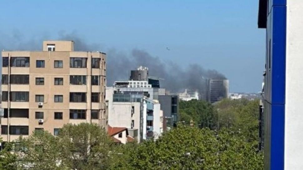 Incendiu la hotel Parc