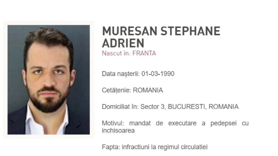 Fiul omului de afaceri Sever Mureșan, condamnat la închisoare și dat în urmărire, s-a predat la Paris