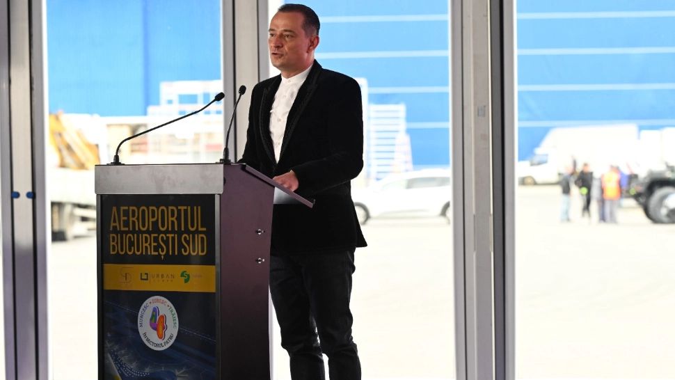 Daniel Băluță, la lansarea studiului pentru proiectul aeroportului din sudul Bucureştiului 