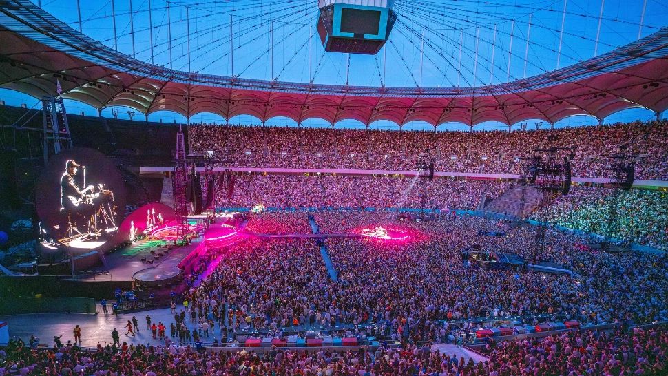 Concert Coldplay la Arena Națională, din București / Foto: EMagic