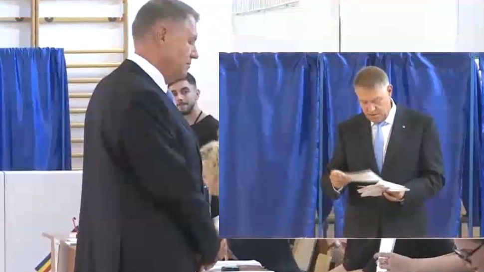 ALEGERI 2024 - Președintele Klaus Iohannis a votat: Vă invit pe toți să poftiți la vot