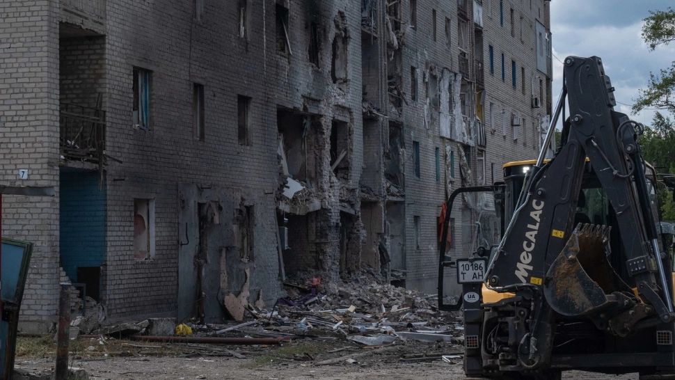 Atac rusesc la Donețk/ Profimedia