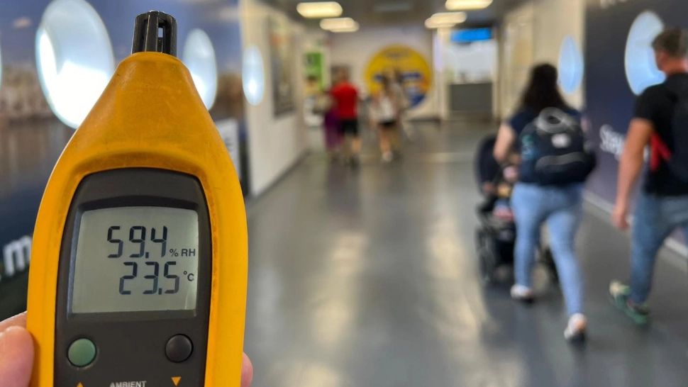 5 noi echipamente suplimentare de aer condiţionat, puse în funcțiune la Aerportul Otopeni. Anunțul CNAB/ Foto: Facebook BoardingPass