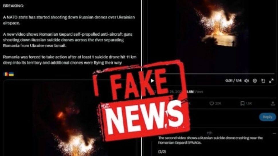 MApN acuză un FAKE NEWS privind doborâtea unor drone rusești care ar fi vizat teritoriul României