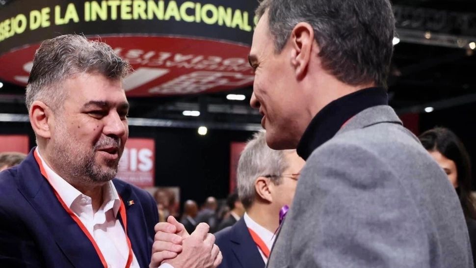 Reuniunea Internaționalei Socialiste, la București. Marcel Ciolacu, alături de premierul Spaniei, Pedro Sanchez