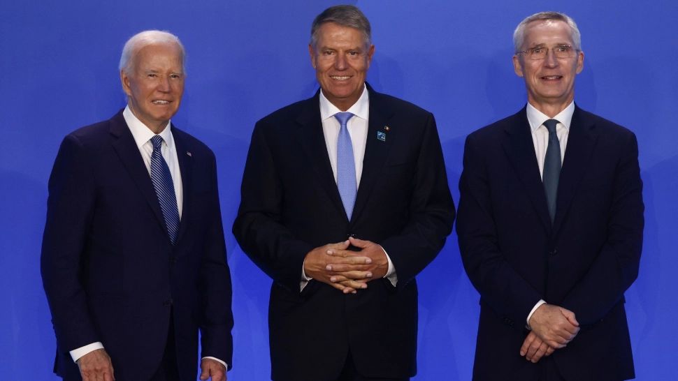 Klaus Iohannis, la Summitul NATO de la Washington/Profimedia