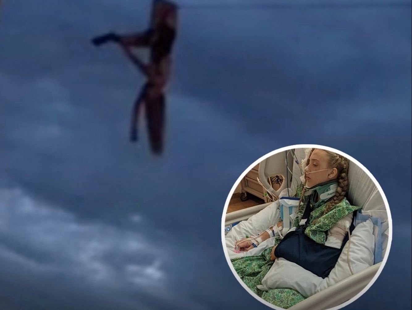 O tânără a rămas agățată în piciorul rupt de cablul de curent, după un accident de mașină. Cum a supraviețuit: mărturii cutremurătoare - FOTO